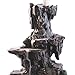 ZINGYOU Mountain Stream Backflow Incense Burner, Handcrafted Resin Incense Cone Burner, Aromatherapy Furnace for Home Decor