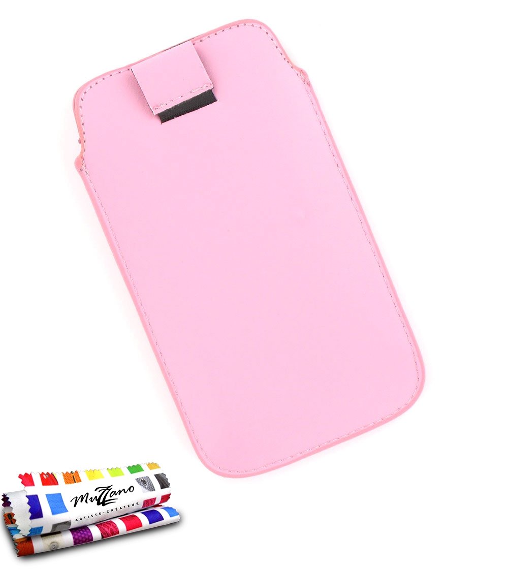 MUZZANO Original Le Sweep Case Cover for Motorola XT320/XT320 - Pink