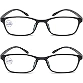 Mcoorn Computer Blue Light Blocking Reading Glasses Flexible Lightweight Unbreakable Readers Anti Eyestrain for Women Men