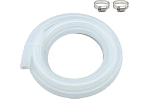 PEISONGFEI 1/2" ID Silicone Tubing, Food Grade Hose 1/2" ID x 3/4" OD 10 Feet Length Pure Silicone Hoses High Temp for Home Brewing Winemaking