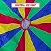 Tunco 20ft Parachute for Kids - Kids Parachute Toy - Outdoor Games for Kids - Kids Toys - Outdoor Toys - Kids outdoor toys - kids games - Kids Party Games - Outdoor Kids Games - Kid Toys - VBS - Gym