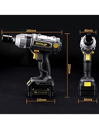 Werktough IW03   Llave de impacto inalámbrica de 18 V y batería de litio de repuesto
