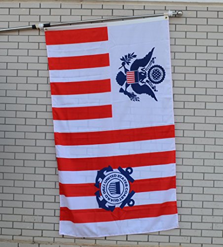 Fyon Maritime banner Ensign of the Coast Guard flag 3x5ft