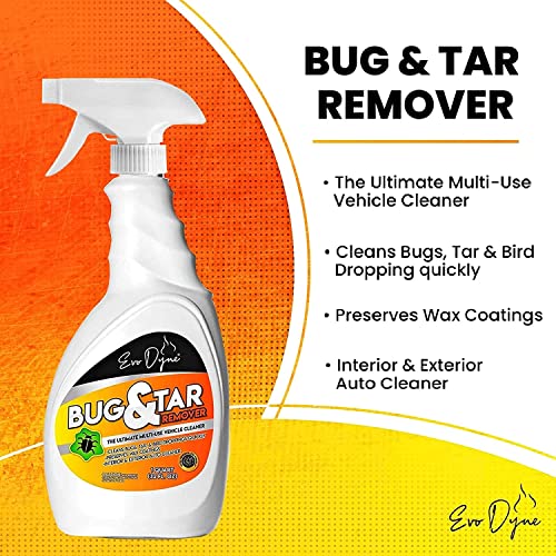 Evo Dyne Bug Remover for Car Detailing (32 fl oz Per Bottle), Made in
