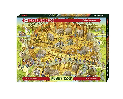 Heye African Habitat 1000 Piece Marino Degano Funky Zoo Jigsaw Puzzle