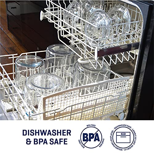 Anchor Hocking 3 Quart Heritage Hill Glass Jar with Lid (2 piece, all glass, dishwasher safe