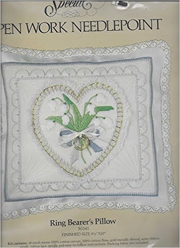 Ring Bearer S Pillow Candamar Open Work Needlepoint Kit Nip