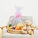LazyMe Clear Easter Basket Cellophane Bags Large Shrink Wrap Bags for Gift Basket, 30x30 inch, 10 Pack