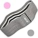 Hip Band - Resistance Bands - Squat as Katy Hearn Glute Band - Activation w/Thick Resistance for Legs, Squat, Abductor - Hip Thruster Loop Mark Fabric Circle (It Won’t Snap, Roll or Break + Free App)