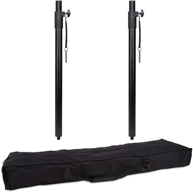 2x Rhino M20 Speaker Pole Stand 35mm inc Padded Speaker Amazon.co.uk