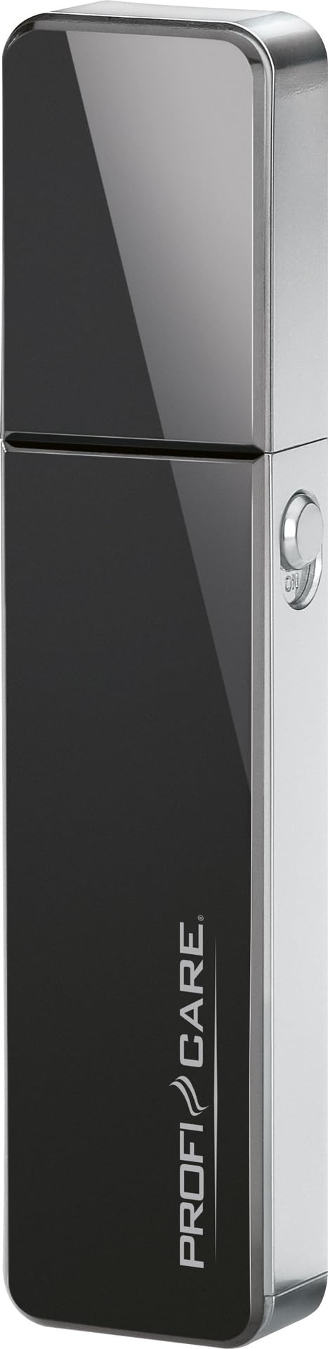 ProfiCare 330500 PC-NE 3050 Nose and Ear Hair Remover Stainless Steel Scissor Head with LED Light for Precise Hair Removal High-Gloss Casing Black