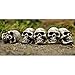 The Fiddlehead Fairy Garden Miniature Skulls Accessory Set (Set of 5) #16497