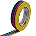 10 Pieces 5 mm Width Graphic Chart Tape, Nydotd Colored Whiteboard Grid Marking Tapes Self Adhesive Artist Tape Dry Erase Gridding Tape for Decor Craft Office Marking, 5 Colors