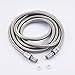 Senlesen Extra Long Stainless Steel Handheld Shower Hose (9.8 Ft) (118 Inches) (3 Meters), Brushed Nickel