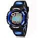 SYNOKE Unisex Kids Student Watches Fashion Sports Watches with Alarm Chronograph Long lasting battery Calendar Noctilucen Wristband Digital Watches (Blue)