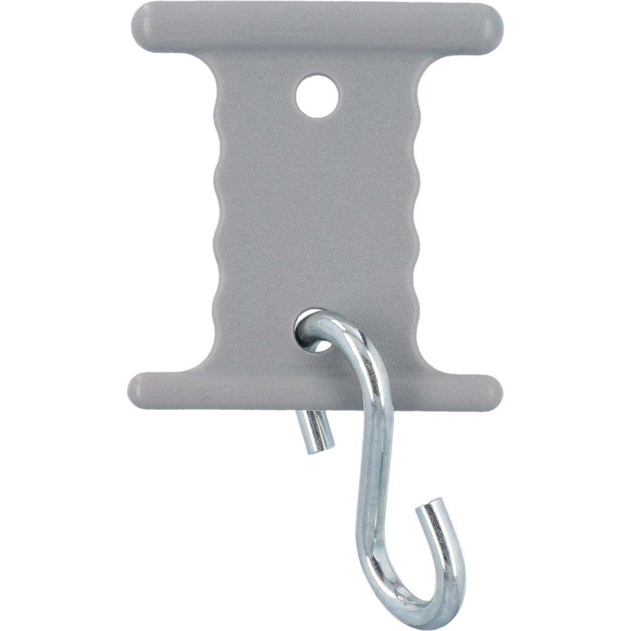 cartrend S-Hook Awnings, Tents for 5 and 7 mm Piping Rails Piping Rail Hangers Kit, Pack of 6