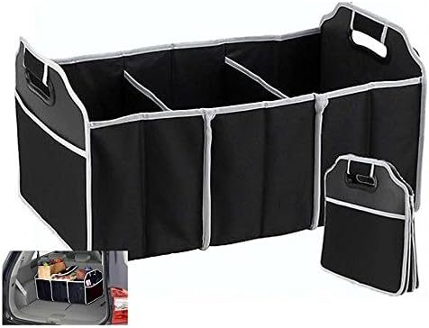 Portable Collapsible Trunk Folding Flat Trunk Organizer For Car SUV Truck( 21 X 12.5 X 12.5 )