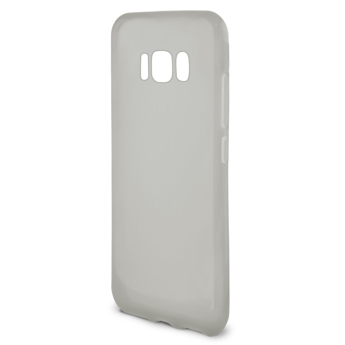 KSIX smart your tech Galaxy S8 Case, Semi-Rigid, Antibacterial Case, Grey