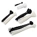EXHEED Black and White Cable Ties, 4+6+8+12-Inch Self-Locking Assorted Nylon Zip Wire Tie-Wrap (Combo Pack), 450pc
