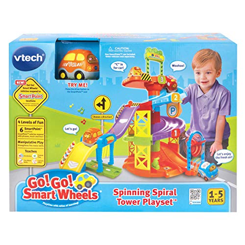 VTech Go! Go! Smart Wheels Spinning Spiral Tower Playset Pricepulse
