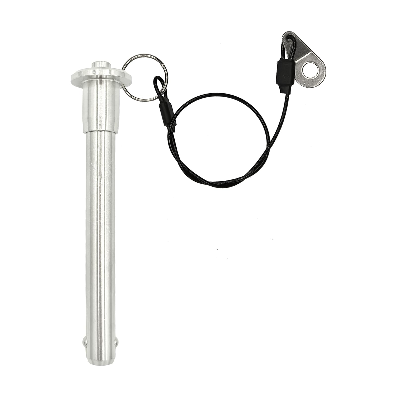 Photo 1 of 1 Pcs Stainless Steel Ring Handle Locking Pin Ball Lock pins Quick Release pin with Button Locating pins Safety pins (0.31" x 1.38")