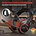 Jeecoo V22 Gaming Headset for PC- Strong Bass Virtual 7.1 Sound- USB Headphones with Noise Cancelling Microphone RGB Lights Plug & Play for Laptops Computersthumb 4