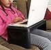 Black Folding 17″ x 11″ Lap Desk with Storage – Durable Lightweight Portable Laptop Computer Children Adult Kids Lap Desks for Homework or Reading. Breakfast Tray Food Tablethumb 3