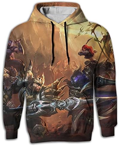Odden Men's 429-League Of Legends Hoodies Sweatshirts Hip Hop Hooded Hoodie