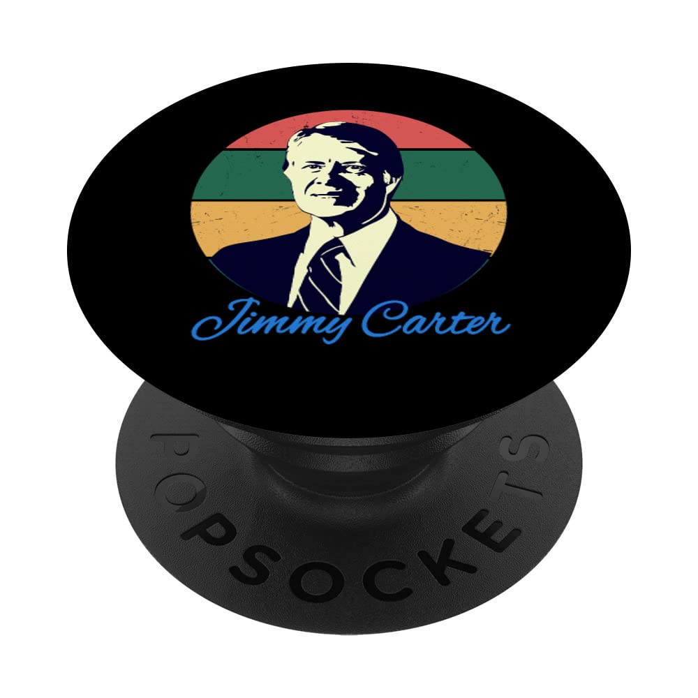 Rock and Roll President 39th President Jimmy Carter PopSockets Swappable PopGrip