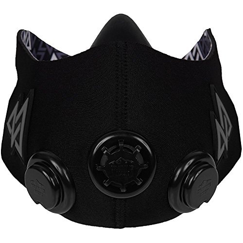 Training Mask [Black Out - Medium] 2.0 Originals Series - Elevation Workout Mask, Cardio and Endurance Mask, Fitness Mask, Breathing Resistance Mask, Running Mask