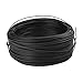 Sunmns 200 Feet Metallic Twist Cable Garden Ties Reusable Fastening, Black