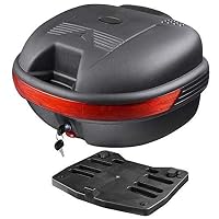 Snow Shop Everything Universal 30L Motorcycle Tail Box Scooter Luggage Key Lock Storage Carrier Case