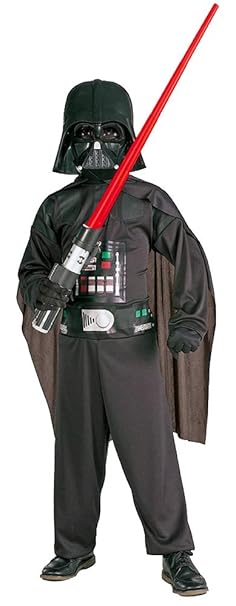 Darth Vader Kostüm für Kinder - Tolles Star Wars Disney Kostüm für Jungen und Mädchen