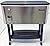 Beacon Rolling Party Cooler Stainless Steel Body with Storage & Wheel Cart, 65 Qt