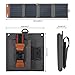 CHOETECH Solar Charger, 14W Solar Panel Phone Charger Waterproof Foldable Camping Charger Compatible iPhone Xs Max/XS/X/8, Galaxy S10/S10+, Other Smartphones, iPad, Camera, Bluetooth Speaker and More