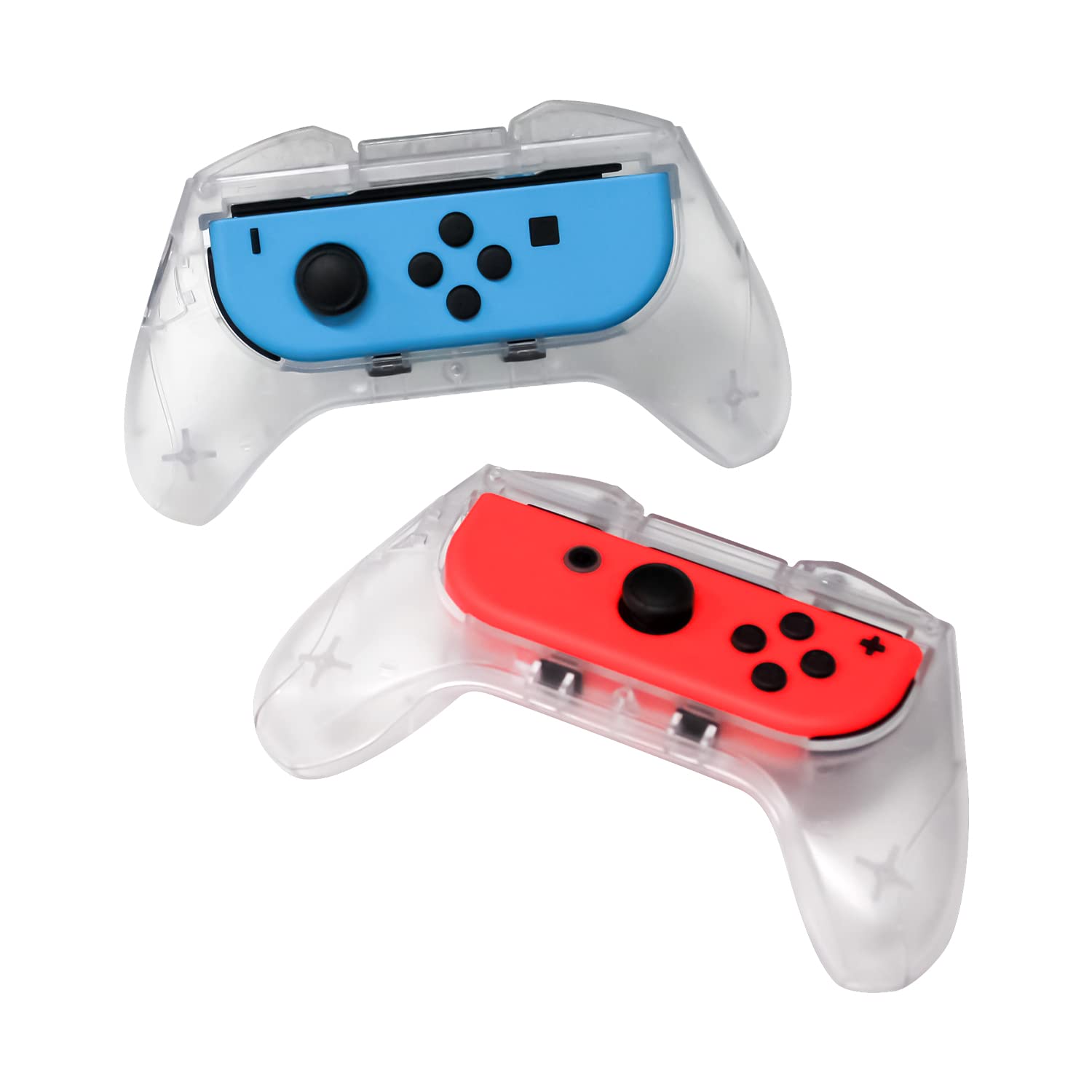 アローン Switch用 有機ELモデル 対応 Joy-Con スケルトングリップ 2個セットの商品画像