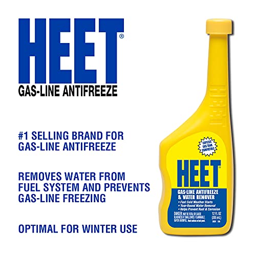 HEET GasLine Antifreeze And Water Remover Removes Water From Fuel