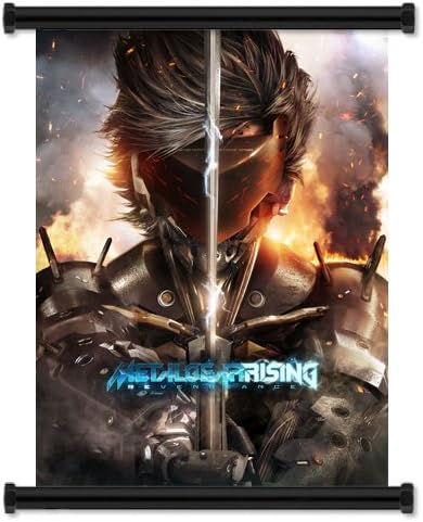Metal Gear Rising: Revengeance Game Fabric Wall Scroll Poster (16" x 21") Inches