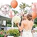 Rose Gold & Blush Pink & Confetti Latex Party Balloons – Pack of 45 , 12 Inch , Decoration Supplies for Wedding , Graduation , Birthday Party , Hawaii