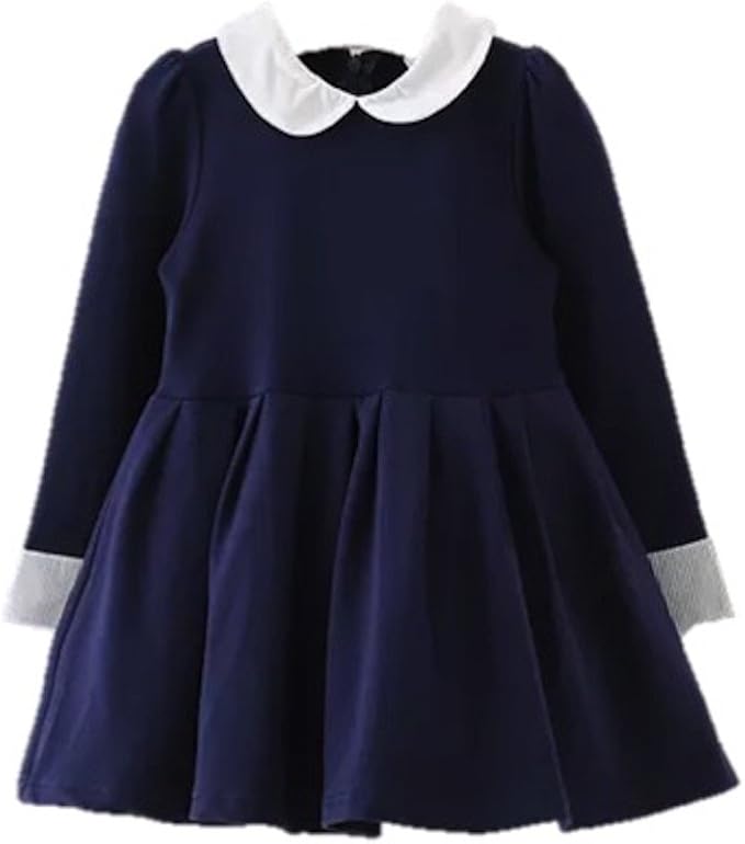 Amazon Fuwafuwachild 女の子 フォーマル ワンピース きれいめ 子供服 制服 正装 記念 撮影 保育園 幼稚園 入園式 卒園式 法要 法事 仏事 リボン 靴下 パッチン止め 付き シンプル ワンピース １００ フォーマル 通販