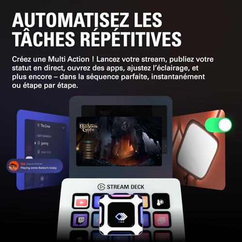 Stream Deck MK.2 White – Contrôleur studio
