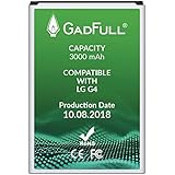 GadFull Battery for LG G4 | Production Date 2018 | Corresponds to The Original BL-51YF | Smartphone Model LG G4 | G4 Dual Sim | G4 Stylus | H815 | H818P | H635 | Perfect as Replacement Battery