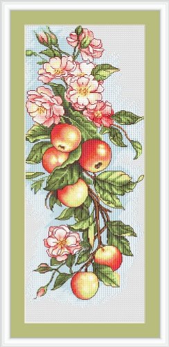 Luca-S Apples Counted Cross Stitch Kit
