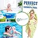 Premium Hooded Baby Bath Towel for Boys & Girls Set Ultra Soft Absorbent Cotton, Newborn & Toddler Wrap
