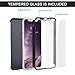 iPhone X Case, iPhone 10 Case, VANSIN 360 Full Body Protection Hard Slim Case Coated Non Slip Matte Surface with Tempered Glass Screen Protector for Apple iPhone X (2017) - Black