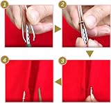 CCLKHY Tweezer 2 Pcs Elastic Cord Stainless Steel Threader Craft Tool view 3