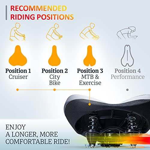 Giddy Up! Bike Seat Compatible with Peloton Exercise and Road Bicycle