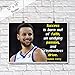 Stephen Curry Poster Quote Cool Golden State Warriors Steph Curry Quotes Posters Basketball Sports Décor Coaching Wall Art Growth Mindset Teacher Educational Teaching Learning Mindsets Quotes P059