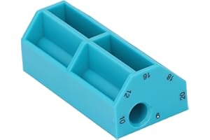 Aumotop Multipurpose Pencil Scribe Tool, 7 Offset Options Woodworking Scriber Line Maker, Lightweight for Easy Transport, for