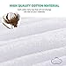 Shwite Premium Hypoallergenic Waterproof Mattress Protector Qween Size, Breathable Soft Cotton Terry Surface, Vinyl Free